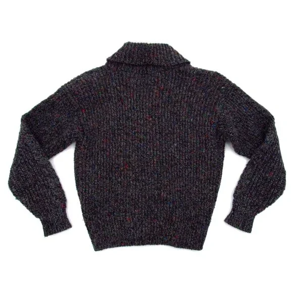 Vintage Petite Sophisticate Cardigan Sweater Womens Small Cable Knit Open V-Neck - Picture 2 of 12